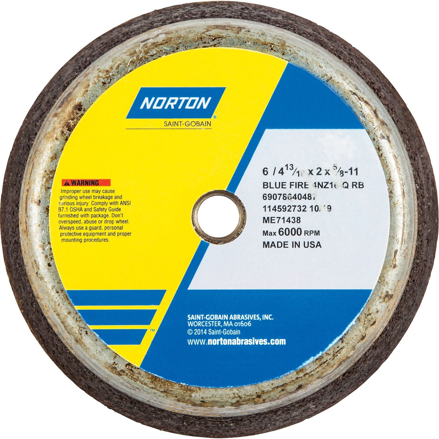 BlueFire® Non-Reinforced Portable Snagging Wheel