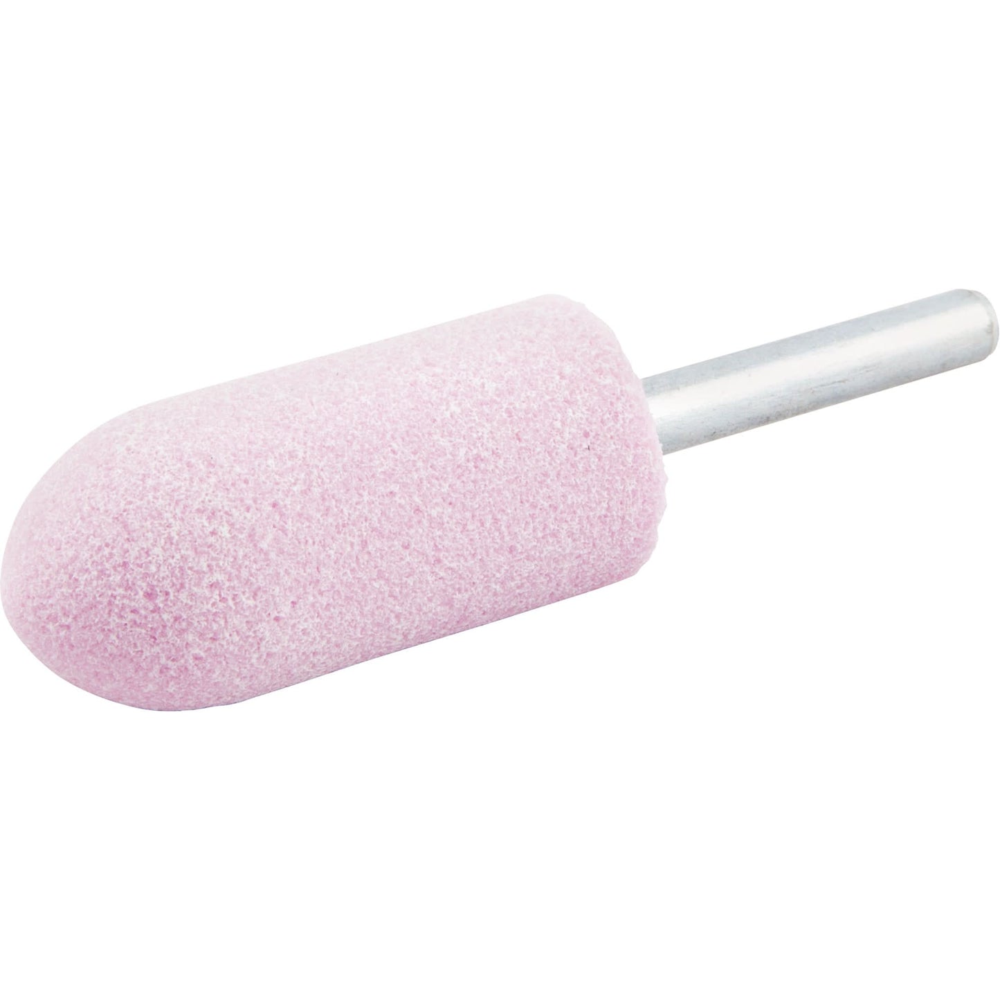 Vitrified Bond Mounted Point, A11, Aluminum Oxide, 7/8" Dia., 2" L, 80 Grit