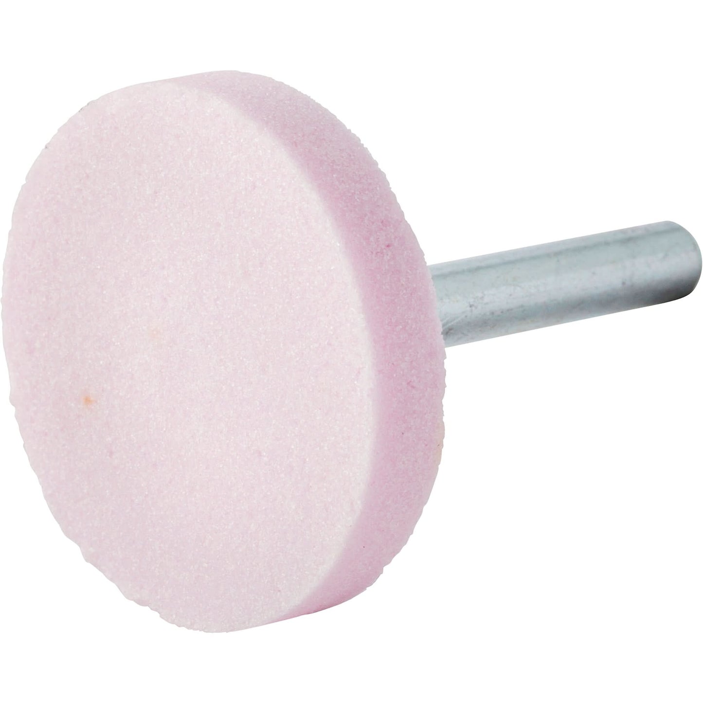 Vitrified Bond Mounted Point, W235, Aluminum Oxide, 1-1/2" Dia., 1/4" L, 80 Grit
