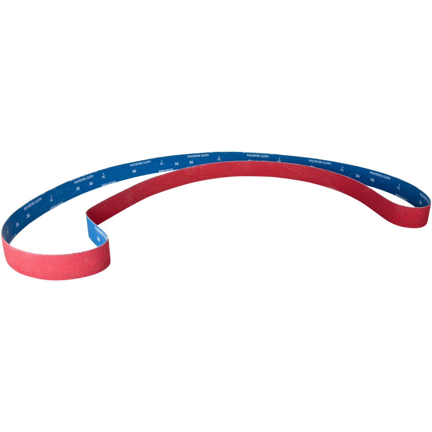 Cloth Narrow Backstand Belt, 2" W x 132" L, Ceramic Alumina, 80 Grit