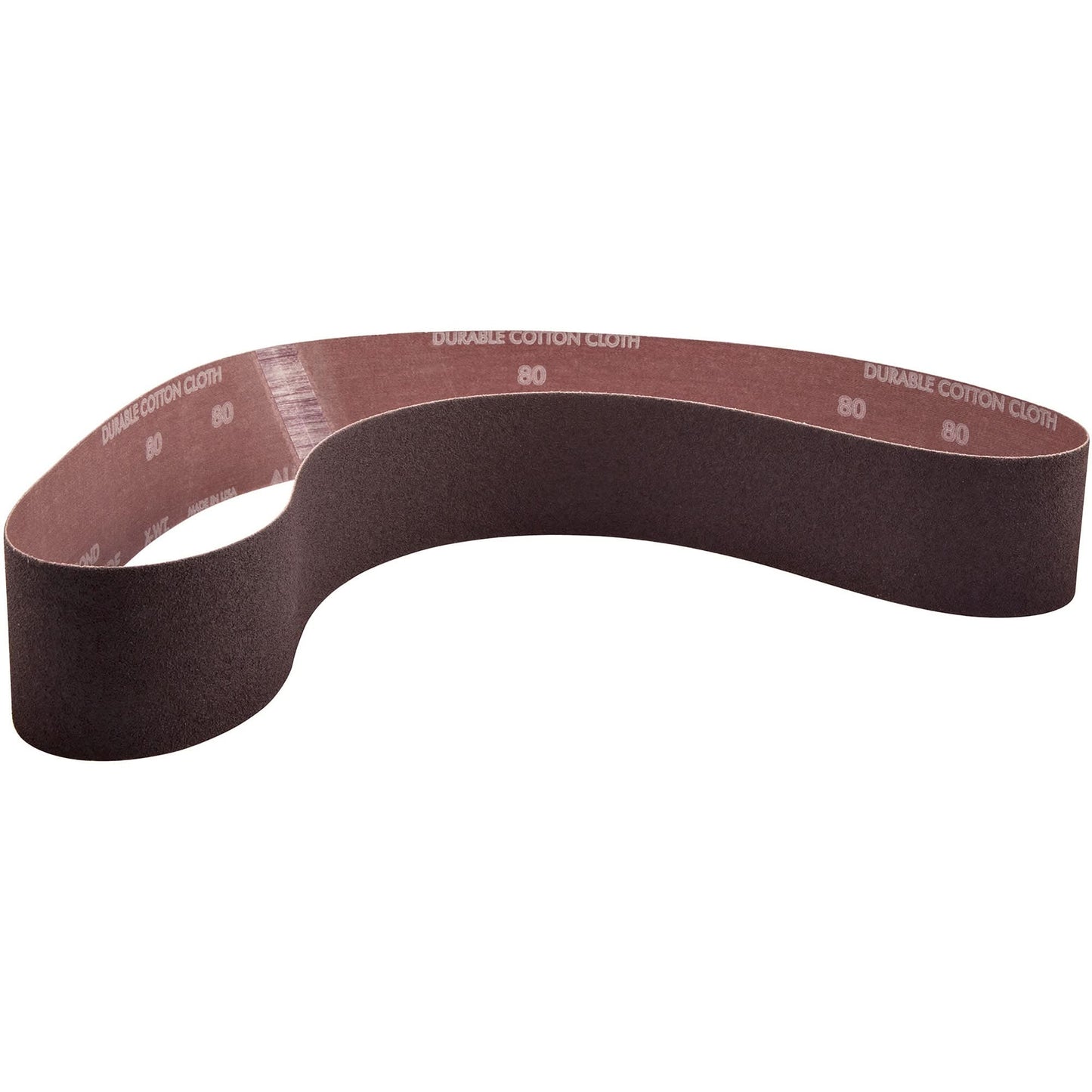 Metalite® Narrow Benchstand Sanding Belt, 2-1/2" W x 48" L, Aluminum Oxide, 36 Grit