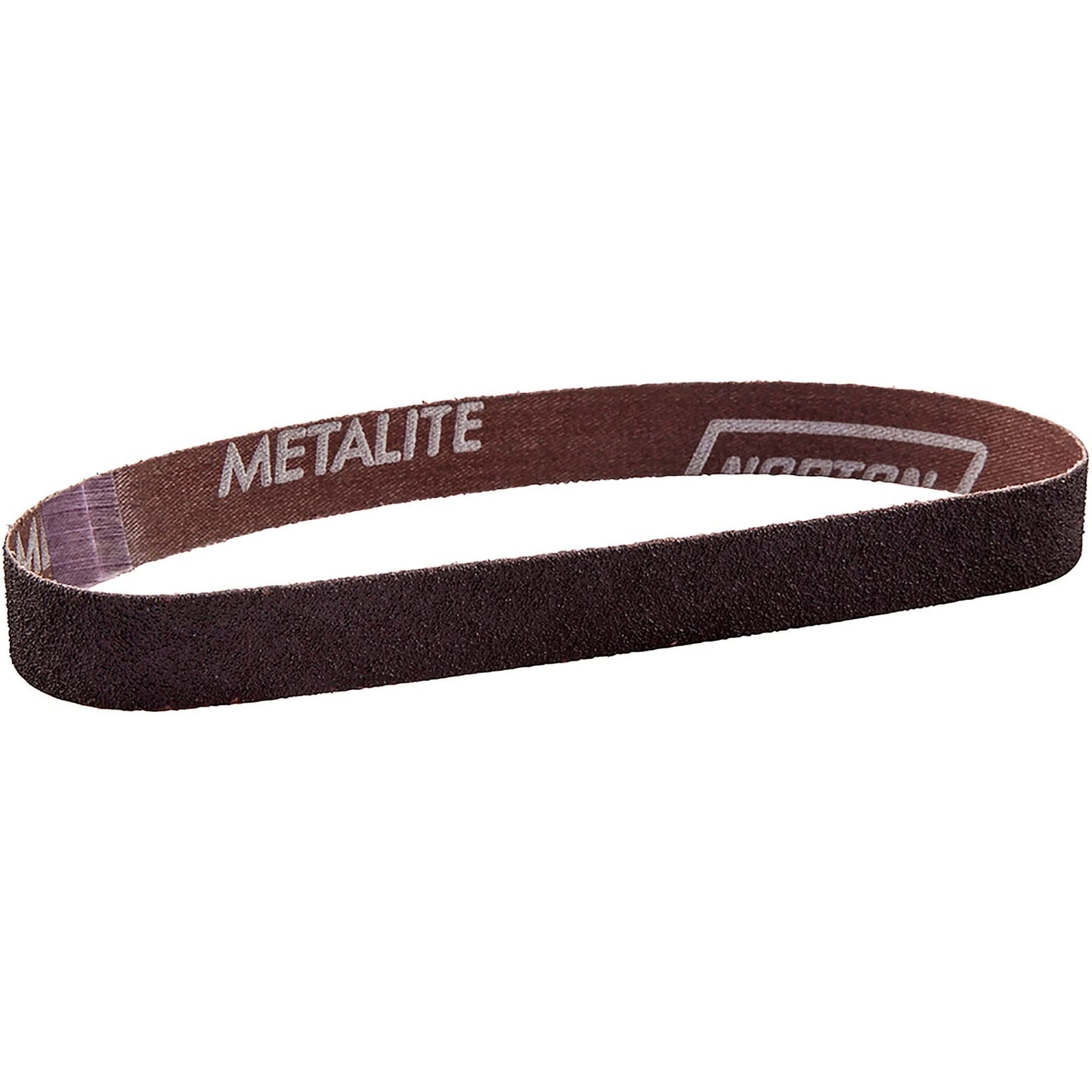 Metalite® Cloth File Sanding Belt, 3/4" W x 20-1/2" L, Aluminum Oxide, 60 Grit