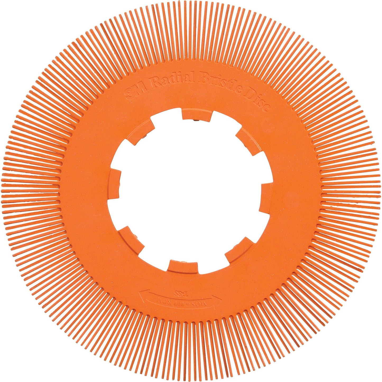 Brosse à soies radiale de précision Scotch-BBrite™ Type S PN-RB sans adaptateur, céramique, grain 80+, diamètre 20,3 cm