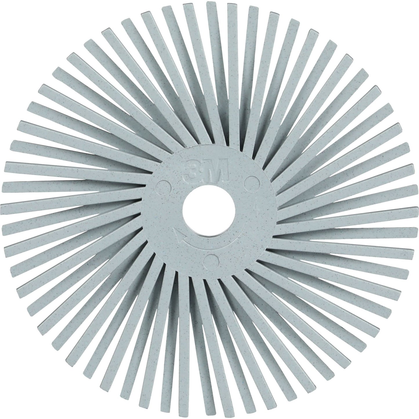 Scotch-Brite™ Type A Precision Radial Bristle Brush PN-RB, Ceramic, 120+ Grit, 3" Dia.