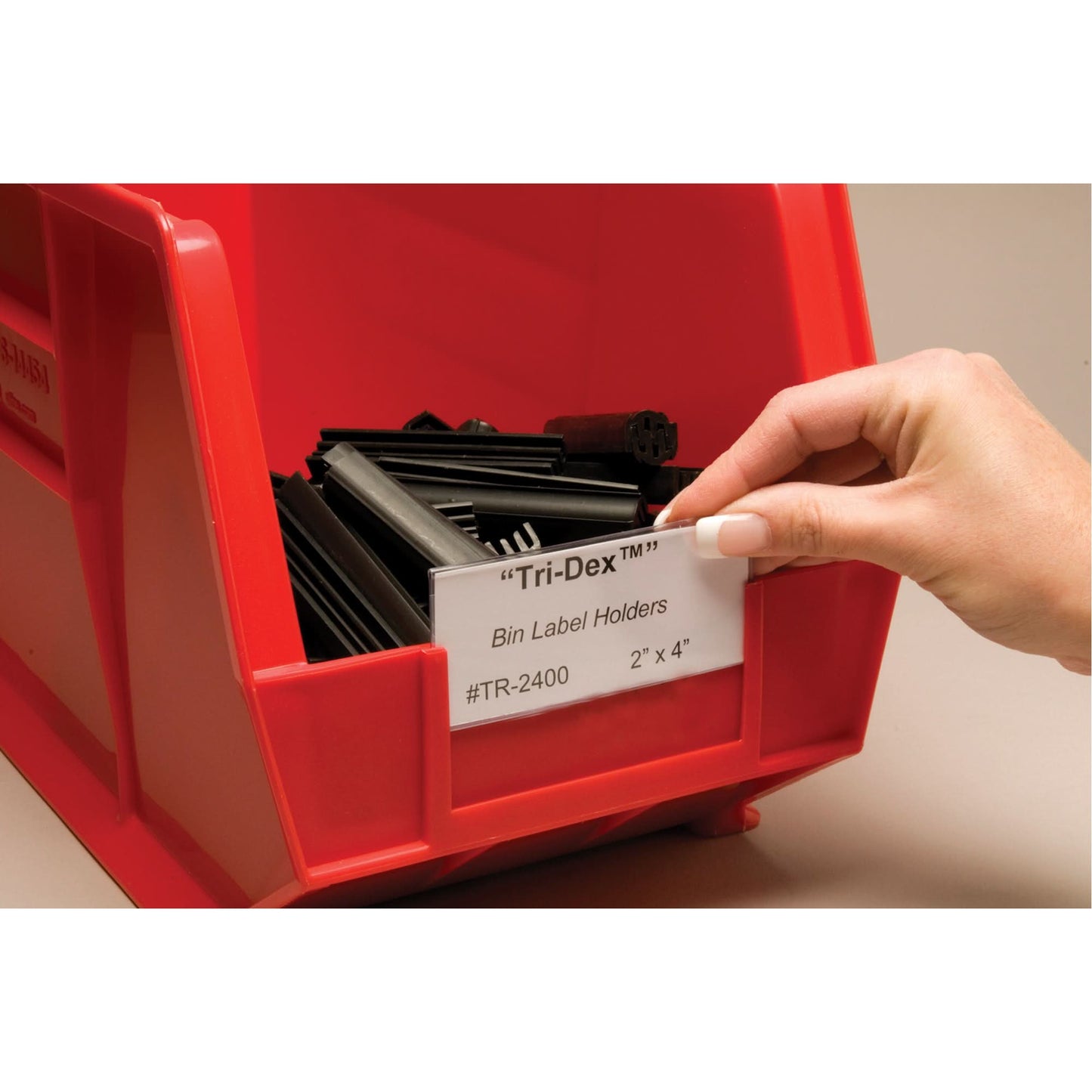 Tri-Dex™ Label Holders, 3" L