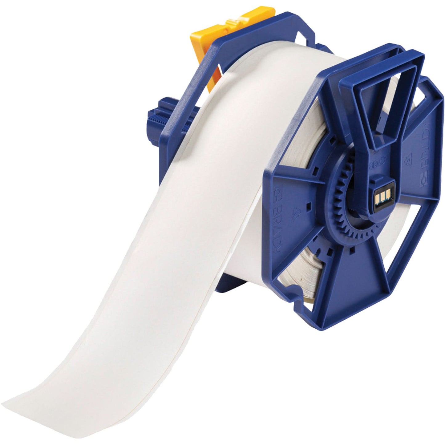 UL Approved Permanent Adhesive Label Tape, Polyester, White, 2.25" Width