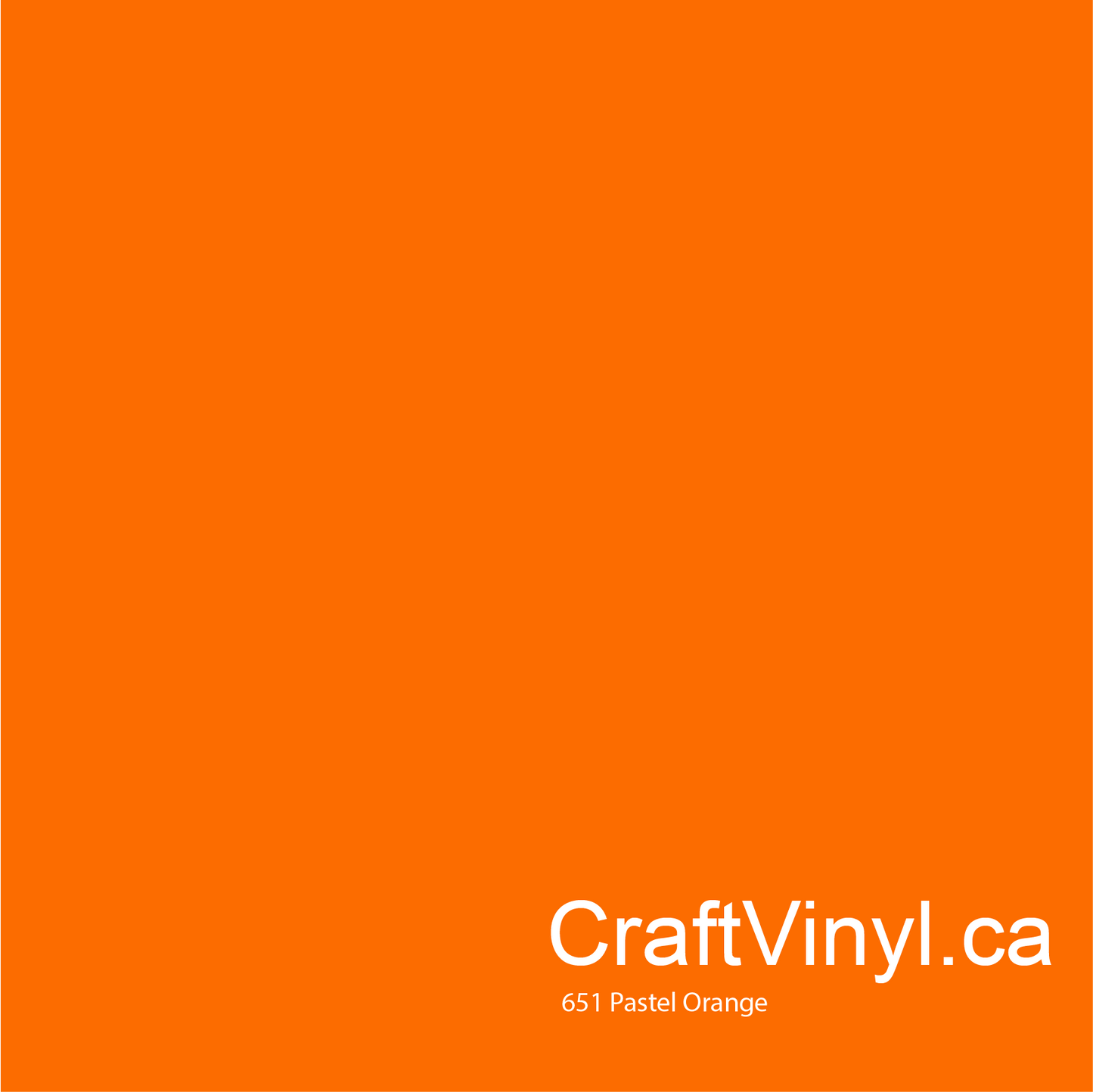 Oracal 651 Glossy Pastel Orange #035