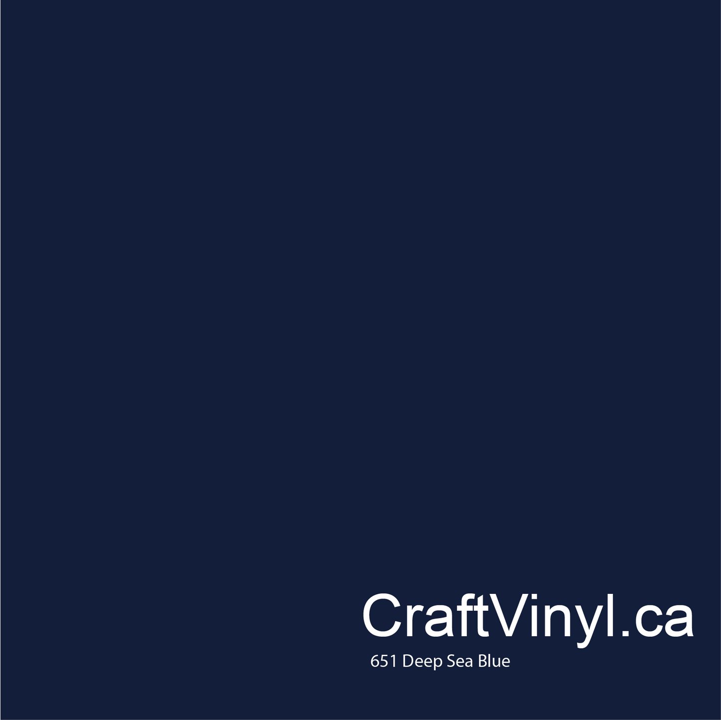 Oracal 651 Glossy Deep Sea Blue Vinyl #562