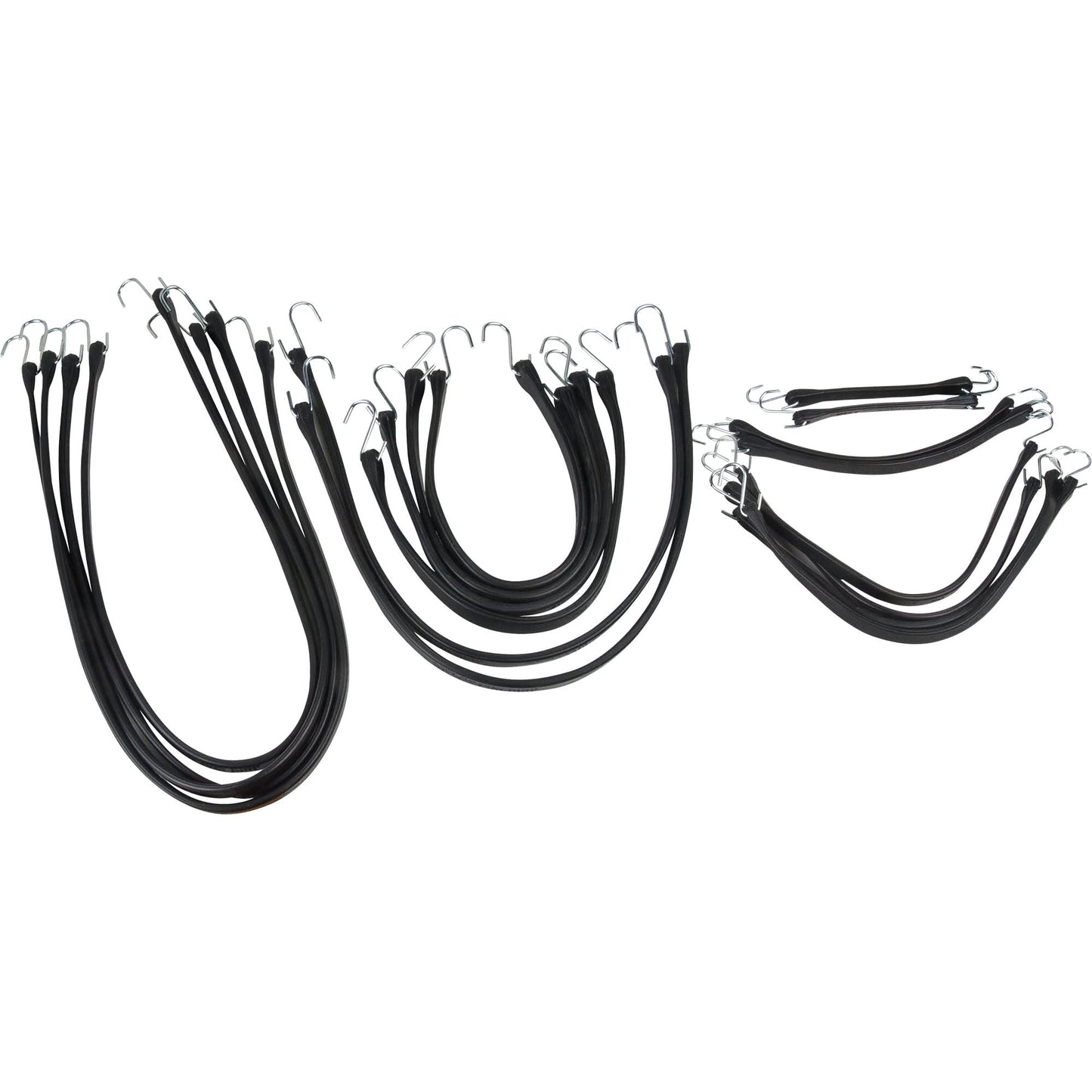 Rubber Tie Down Set, 9"