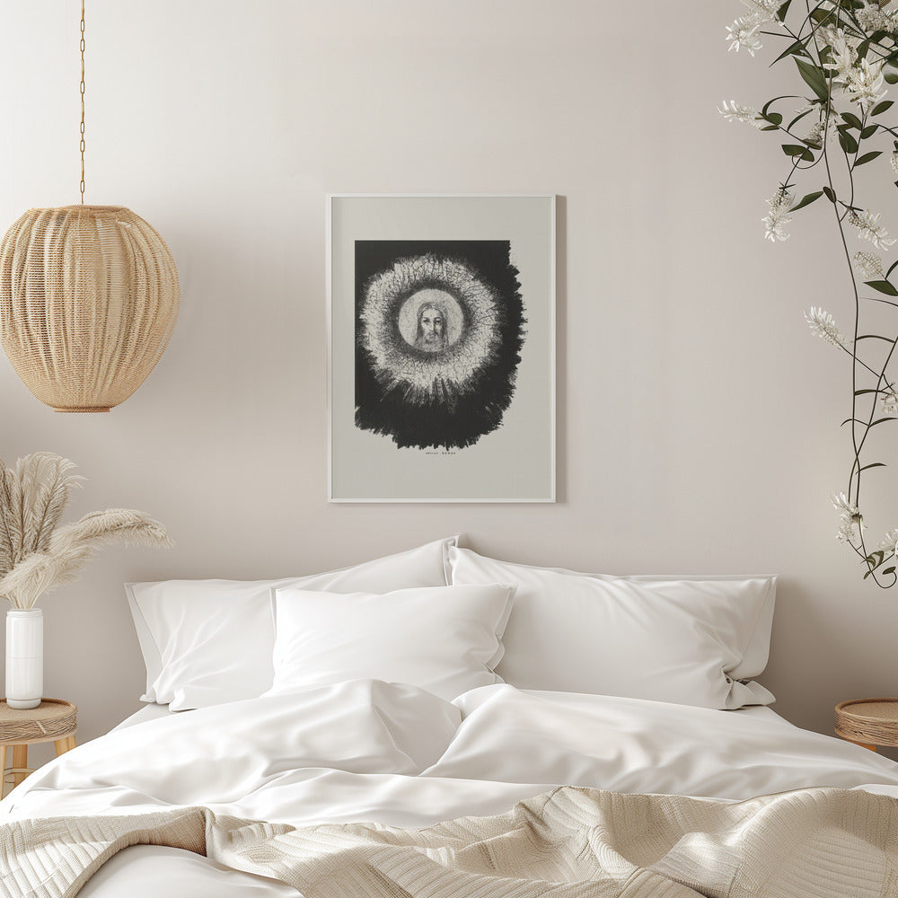 Décoration murale Et le visage du Christ a brillé dans le disque du Soleil