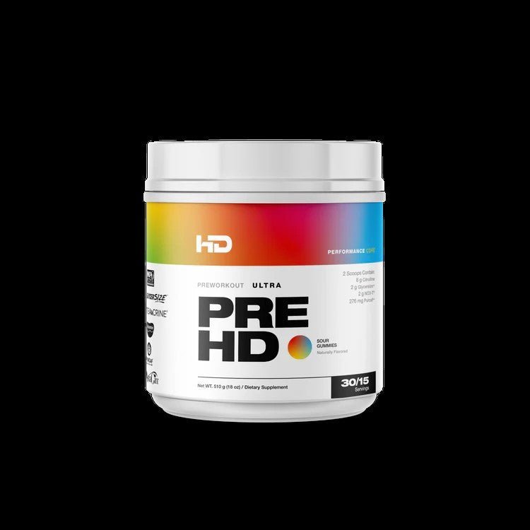 Pre HD ULTRA Preworkout - Sour Gummies