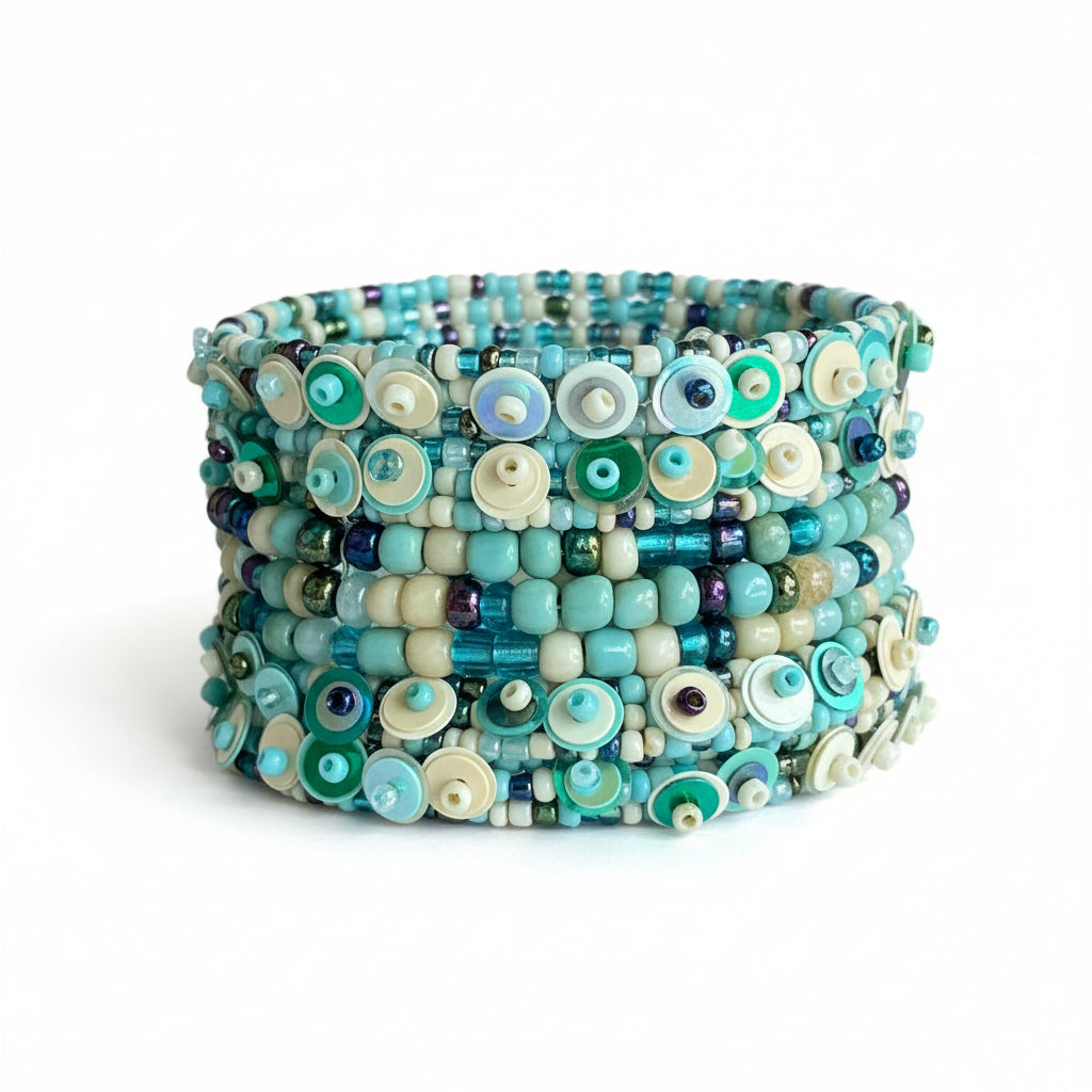 Manchette à sequins