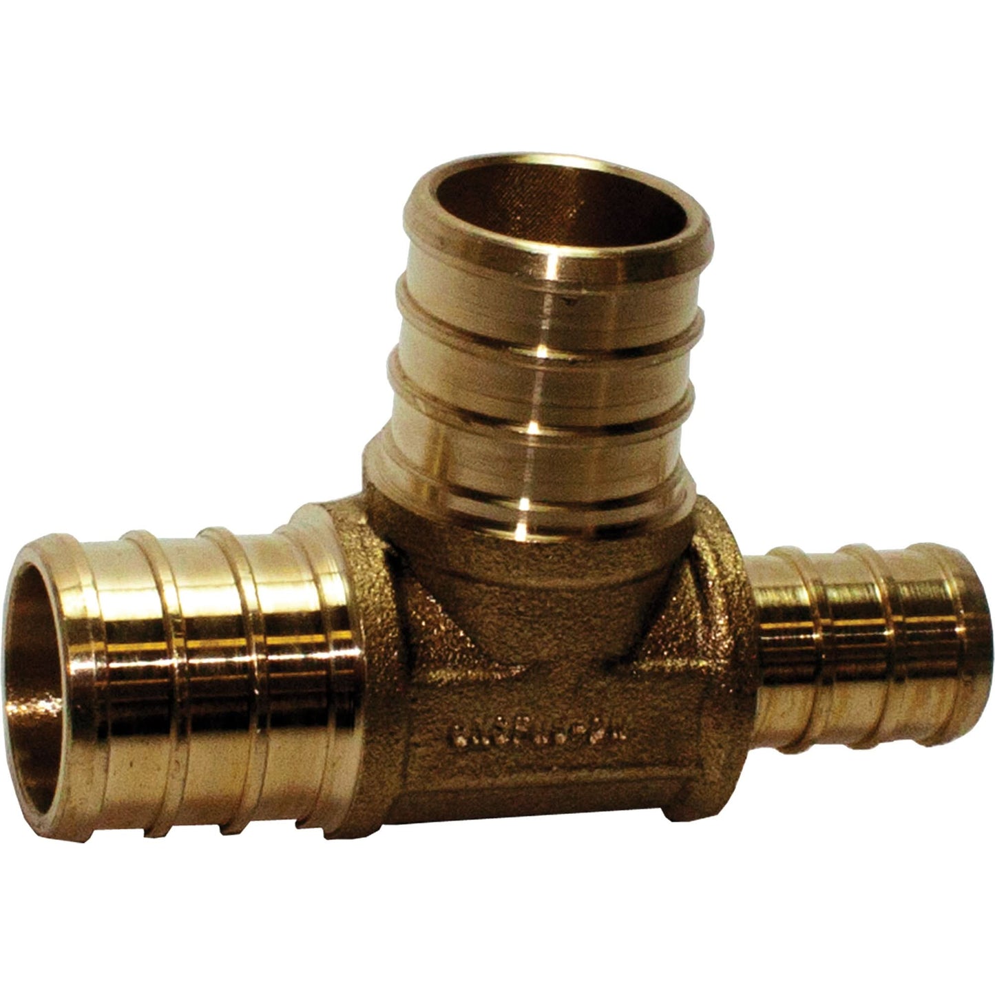 Lead-Free Tee Pipe Fitting, Brass, 3/4" x 3/4" x 1"