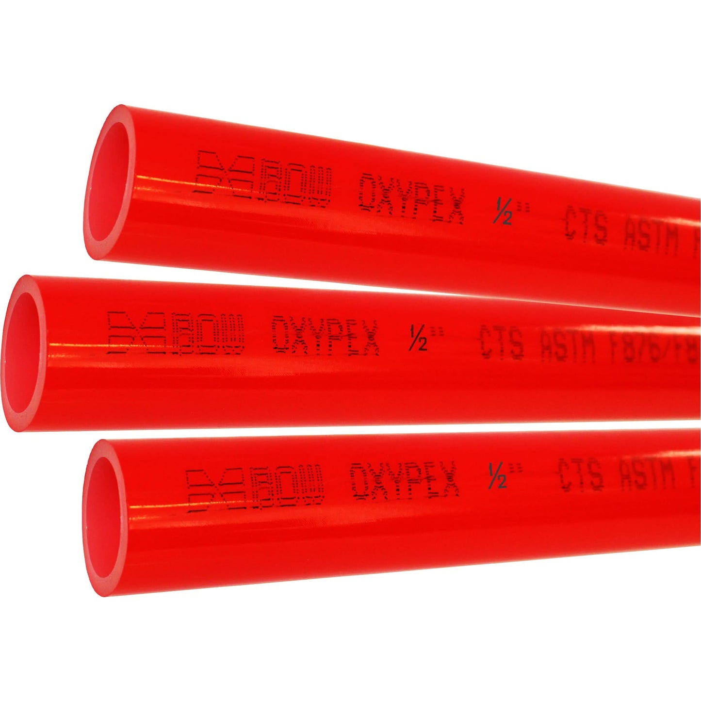Oxypex Oxygen Barrier Tubing, Plastic, 20' L x 0.75" Dia.