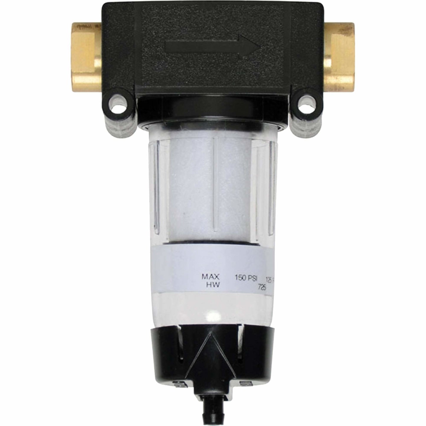 Coalescing Filter, Standard, 1/4" NPT, Manual Drain
