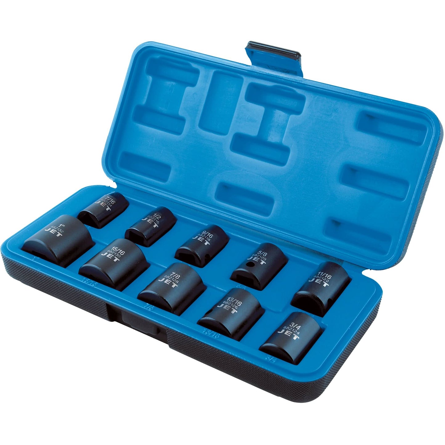 Socket Set, 10 Pcs, Impact, 1/2" Drive Size