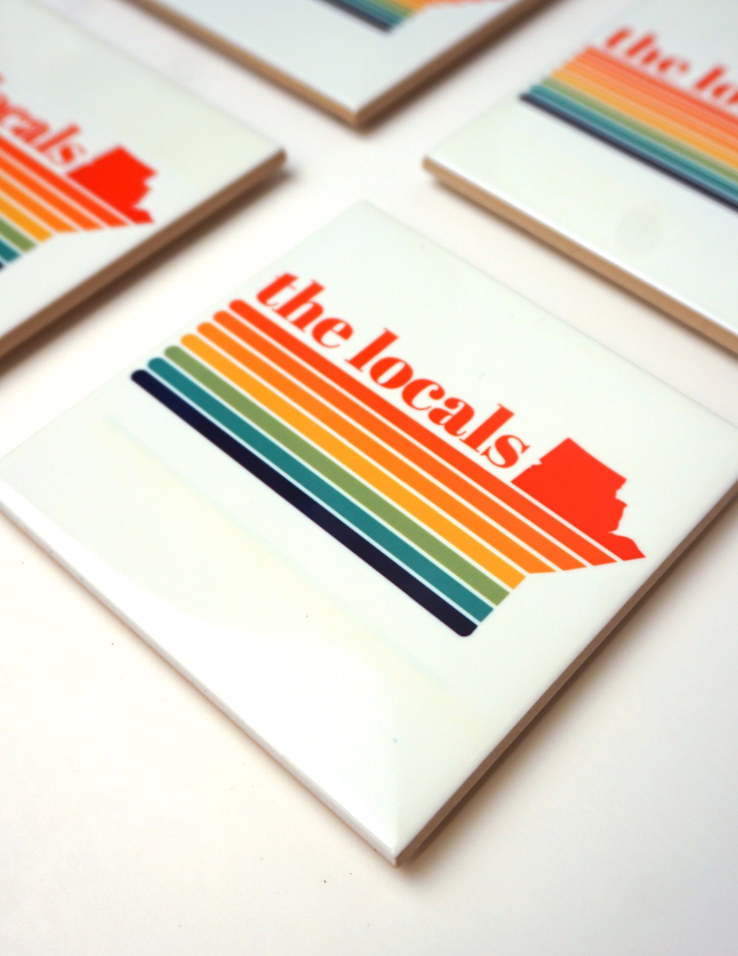 The Locals Prairie Sunset Coaster