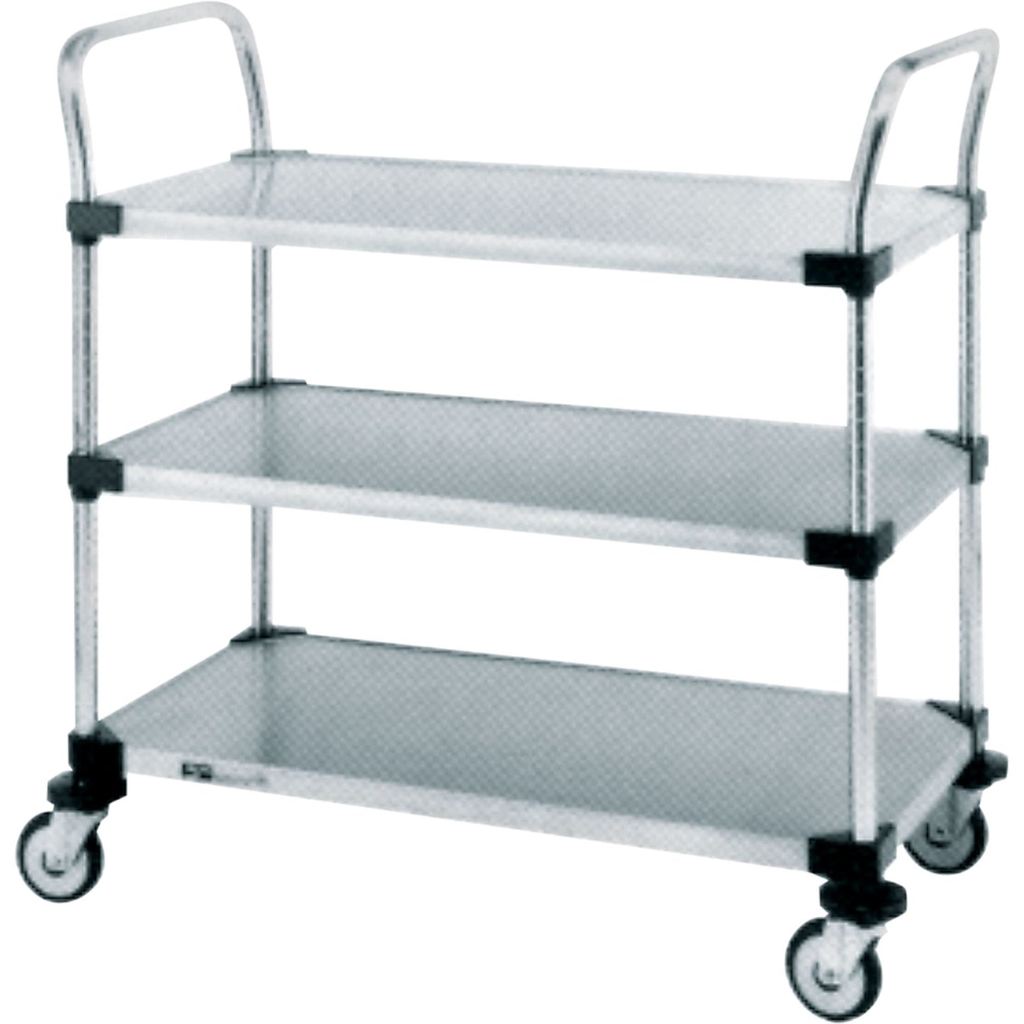 Standard-Duty Utility Carts, 3 Tiers, 18" W x 39" H x 36" D, 500 lbs. Capacity