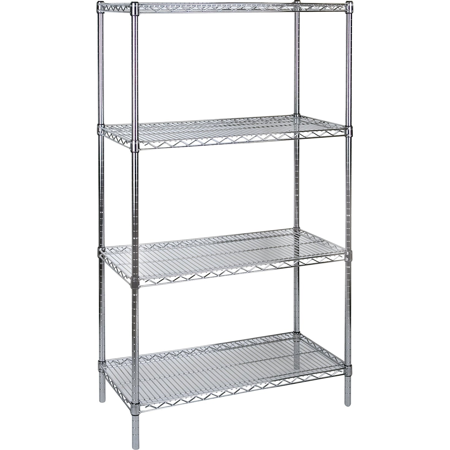 Standard-Duty Chromate Wire Shelving