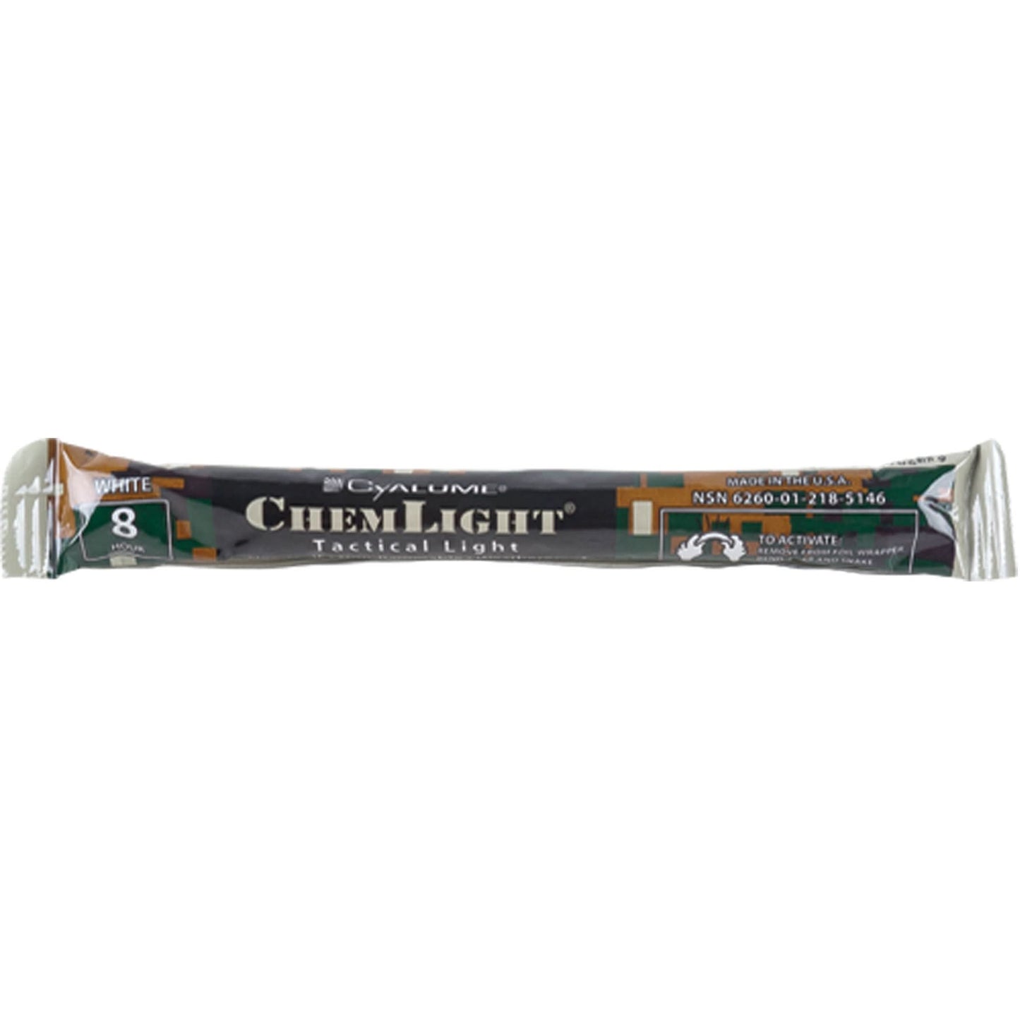 6" Cyalume® Lightsticks, White, 8 hrs. Duration