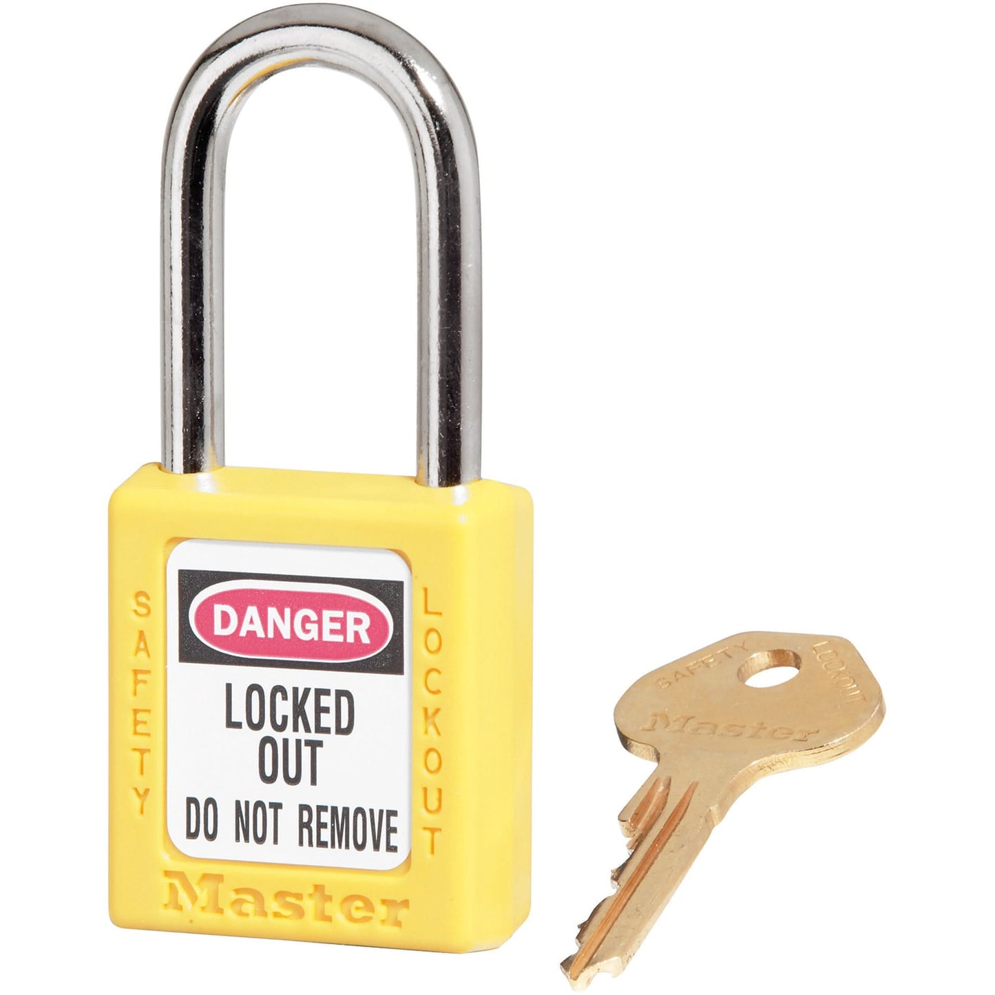 410 Series Zenex™ Padlocks - Set of Twelve, Safety Padlock, Keyed Alike, Thermoplastic, 1-1/2" Width