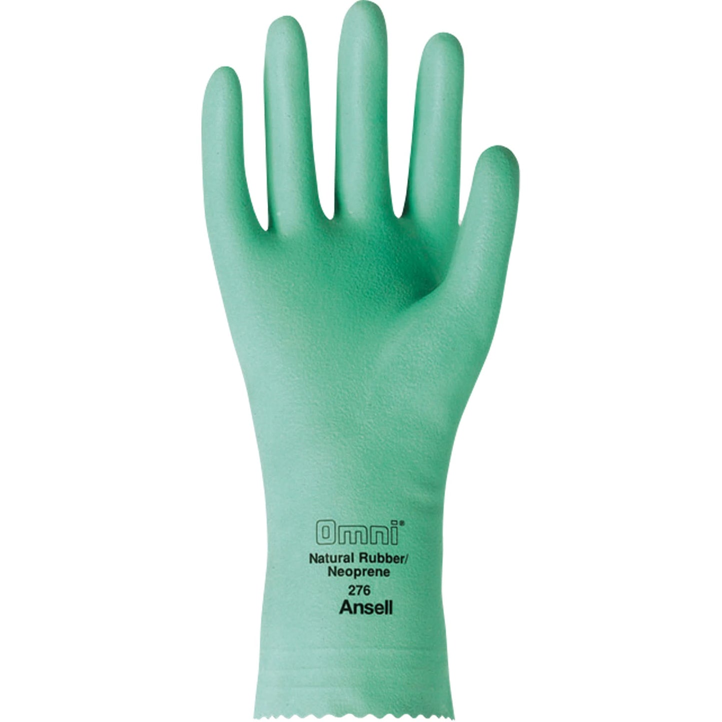 Omni® 276 Gloves, Size Small/7, 12" L, Neoprene/Rubber Latex, Flock-Lined Inner Lining, 20-mil