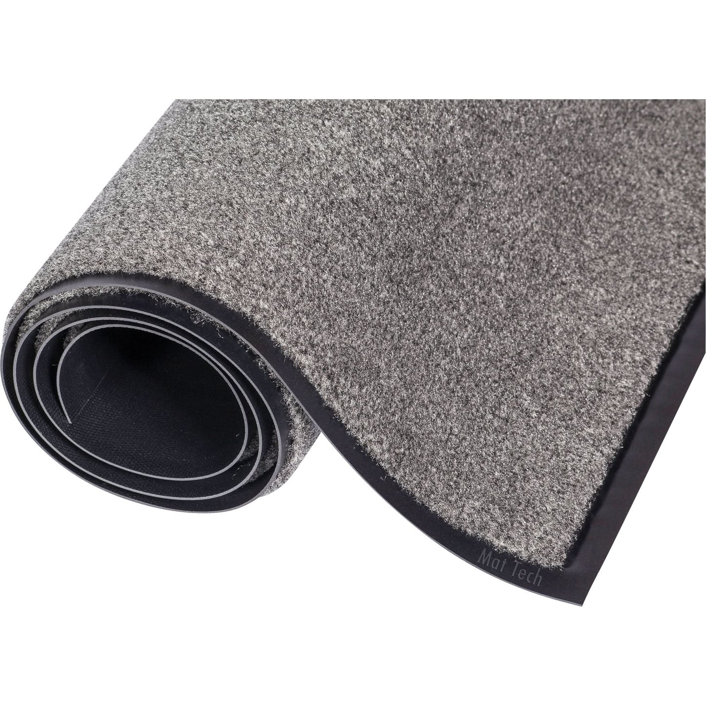 Superluxe™ Entrance Mat, Wiper, 3' x 10' x 1/2", Grey