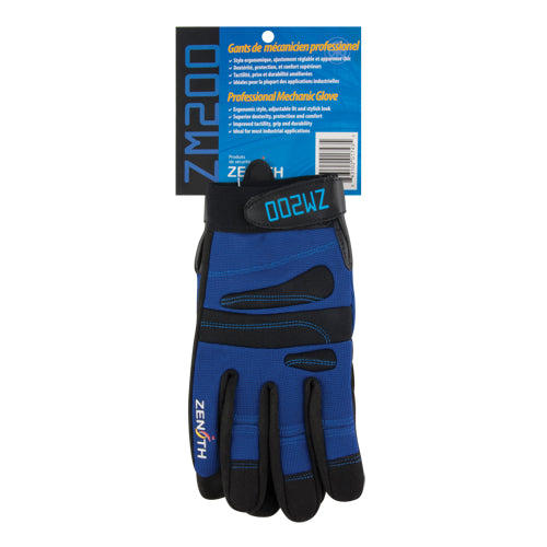ZM200 Mechanic's Gloves, Synthetic Palm, Size 2X-Large