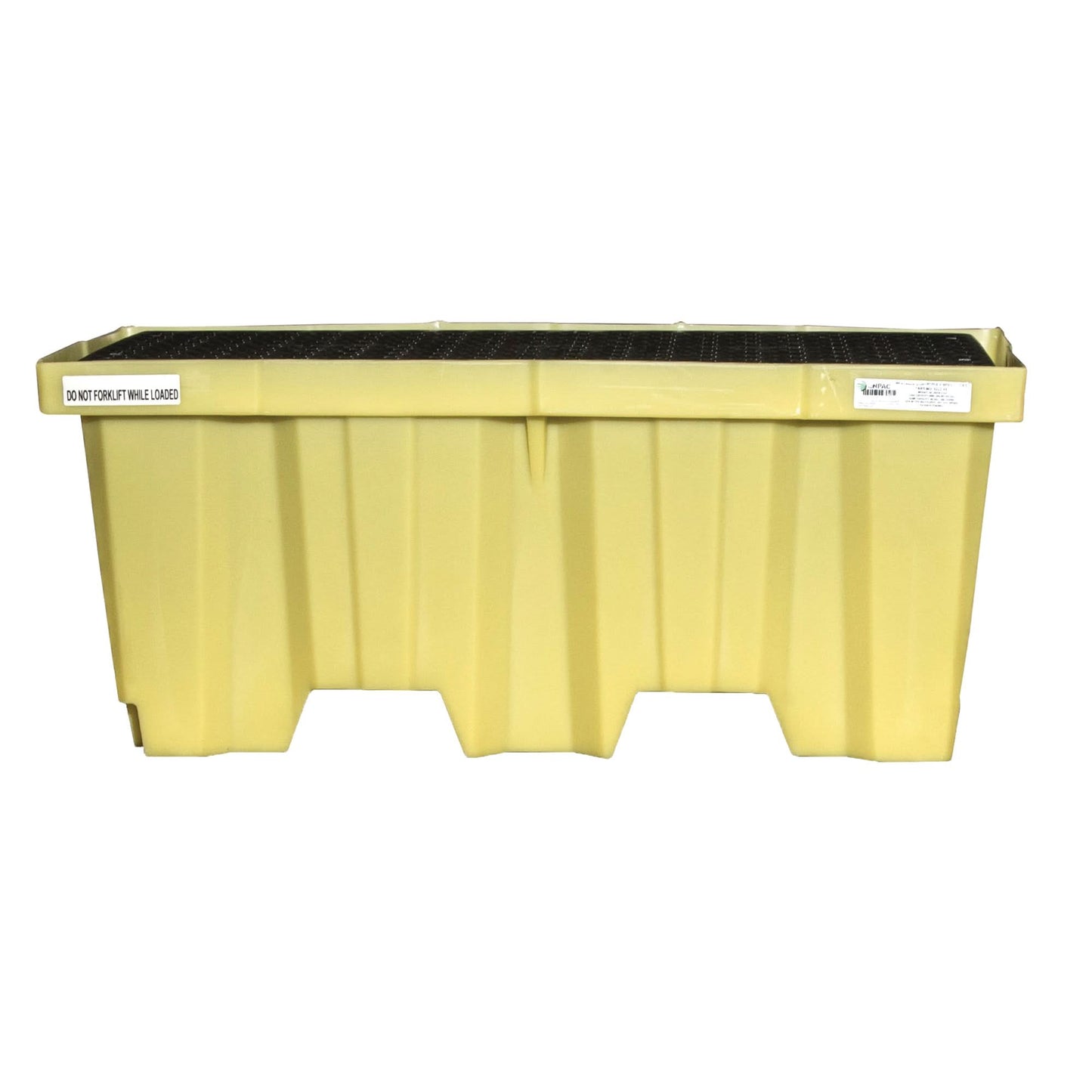 Poly-Spillpallet™ emboîtable 2 fûts sans drain, capacité de déversement de 250 L US, 129,5 cm x 66 cm x 53,3 cm