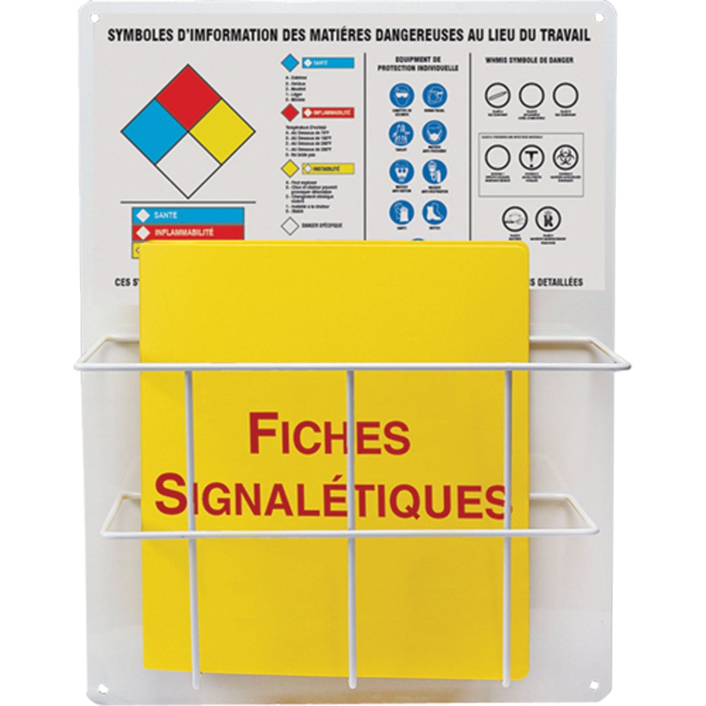 Haz-Mat Basket Style Centre Boards, French, Binders Included
