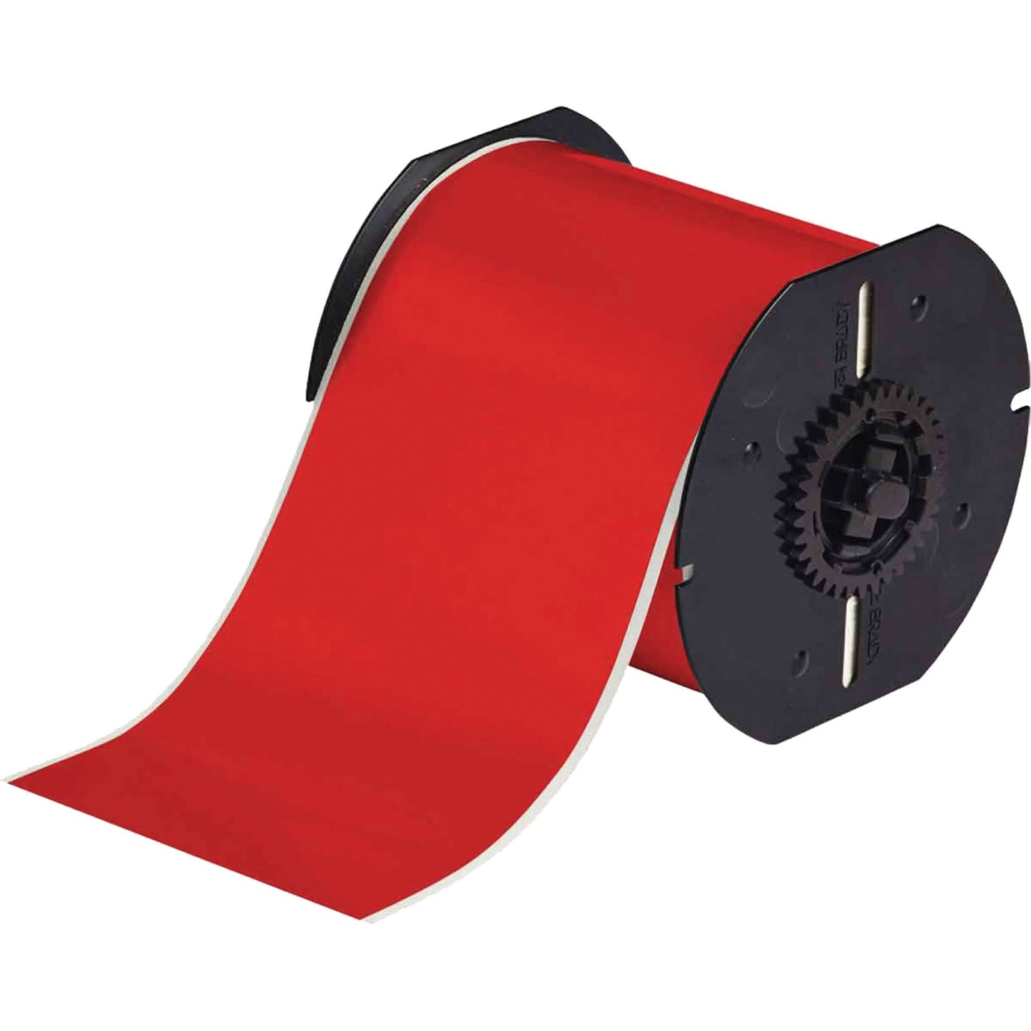 Low-Halide Printer Tape, Polyester, Red, 4" Width