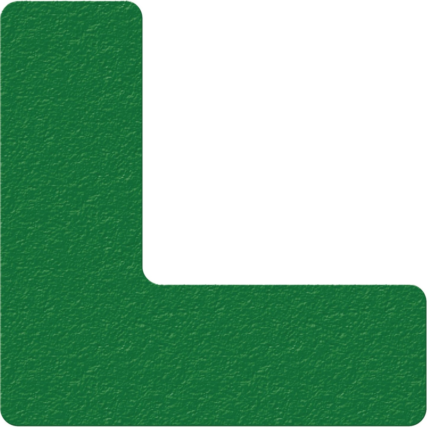 Lean 5S Manufacturing Markers, L, 6" L x 6" W, Green, Vinyl