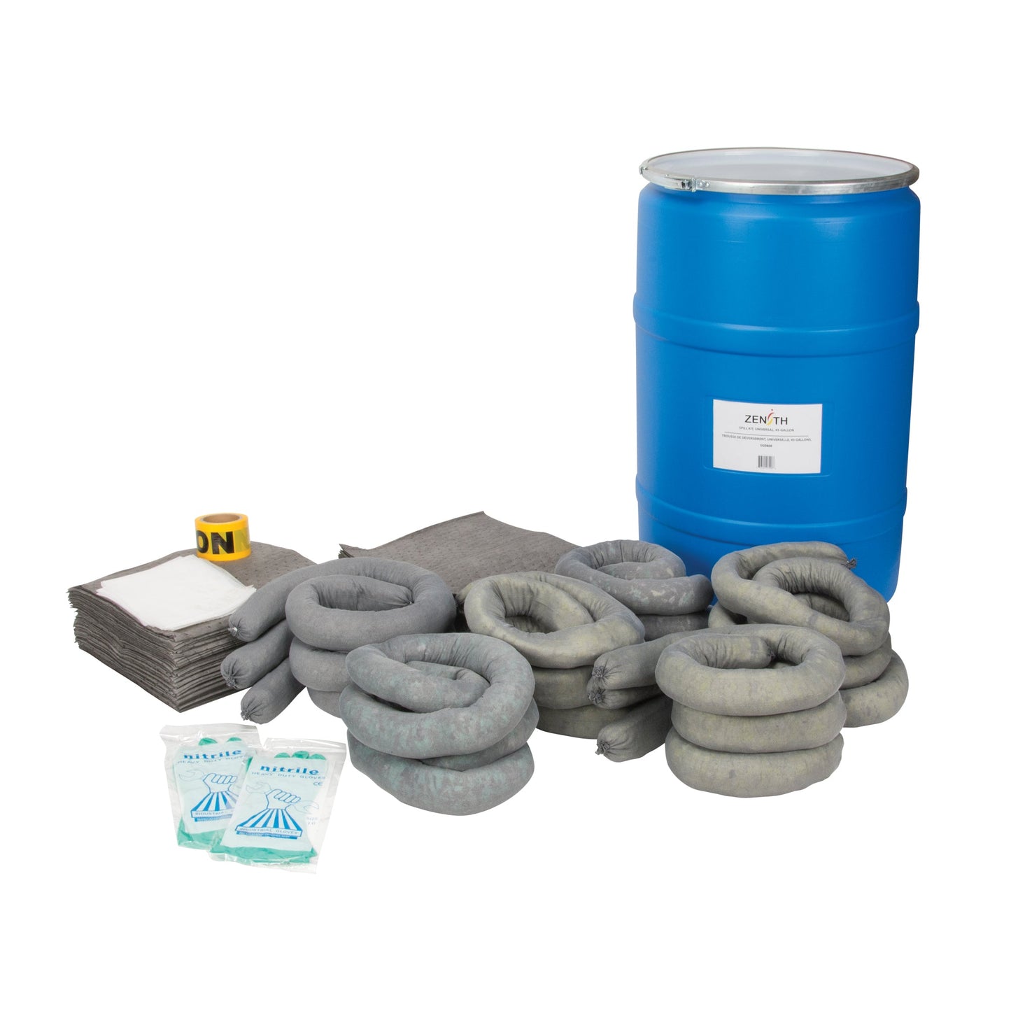 Kit anti-déversement Premium, Universel, Fût, 55 gal US Absorption