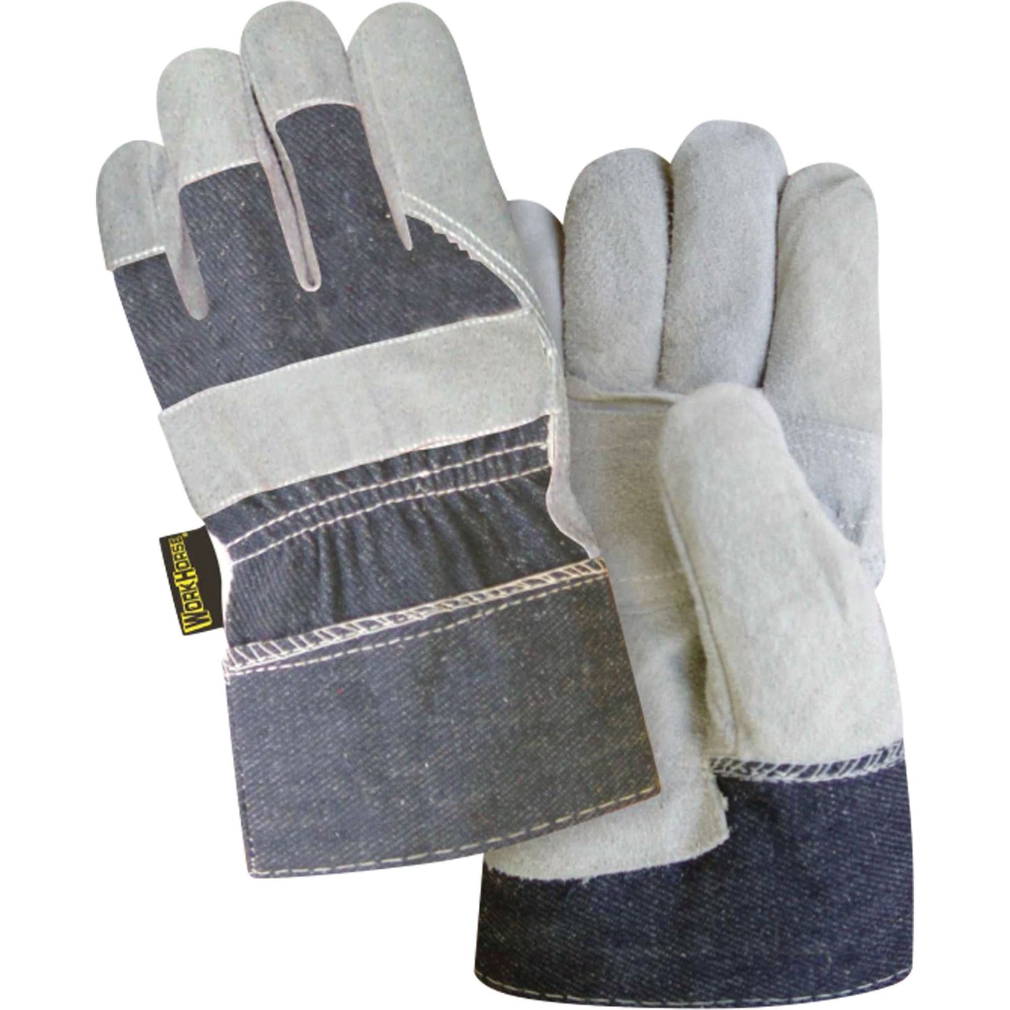 Workhorse® Gloves, One Size, Split Cowhide Palm
