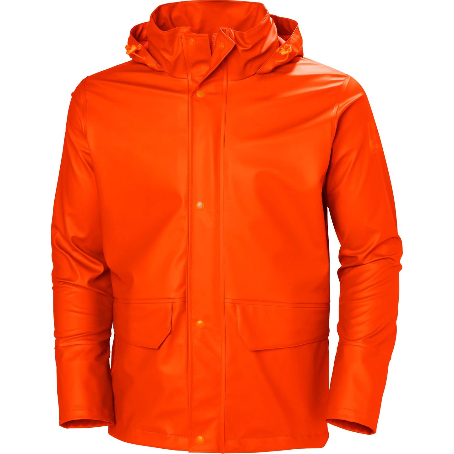 Gale Rain Jacket, Polyester/Polyurethane, X-Large, Orange