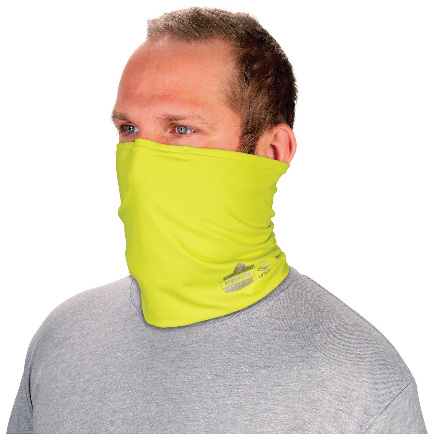 Chill-Its® 6489 2-Layer Cooling Multi-Band, High Visibility Lime-Yellow