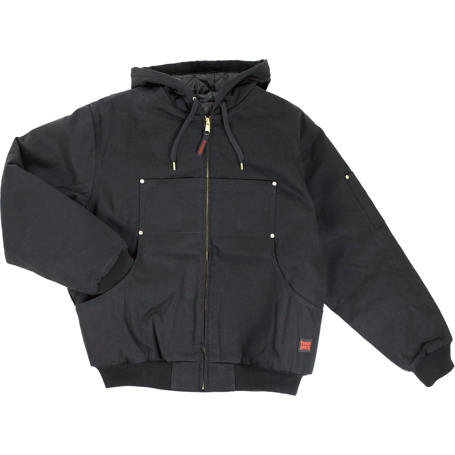 Hooded Duck Bomber Jacket, Men's, 5X-Large (Tall), Black