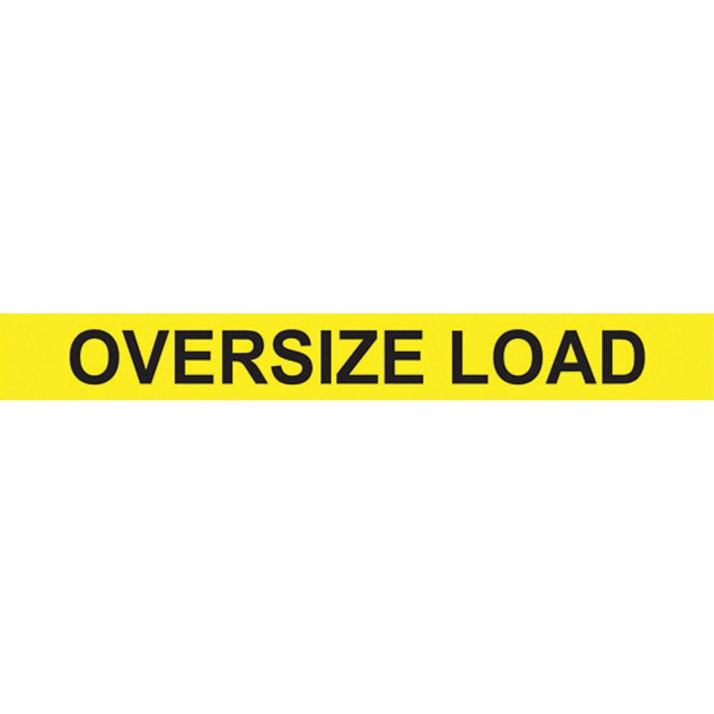 Oversize Load Heavy Haul Sign, Aluminum, 96" W x 12" H