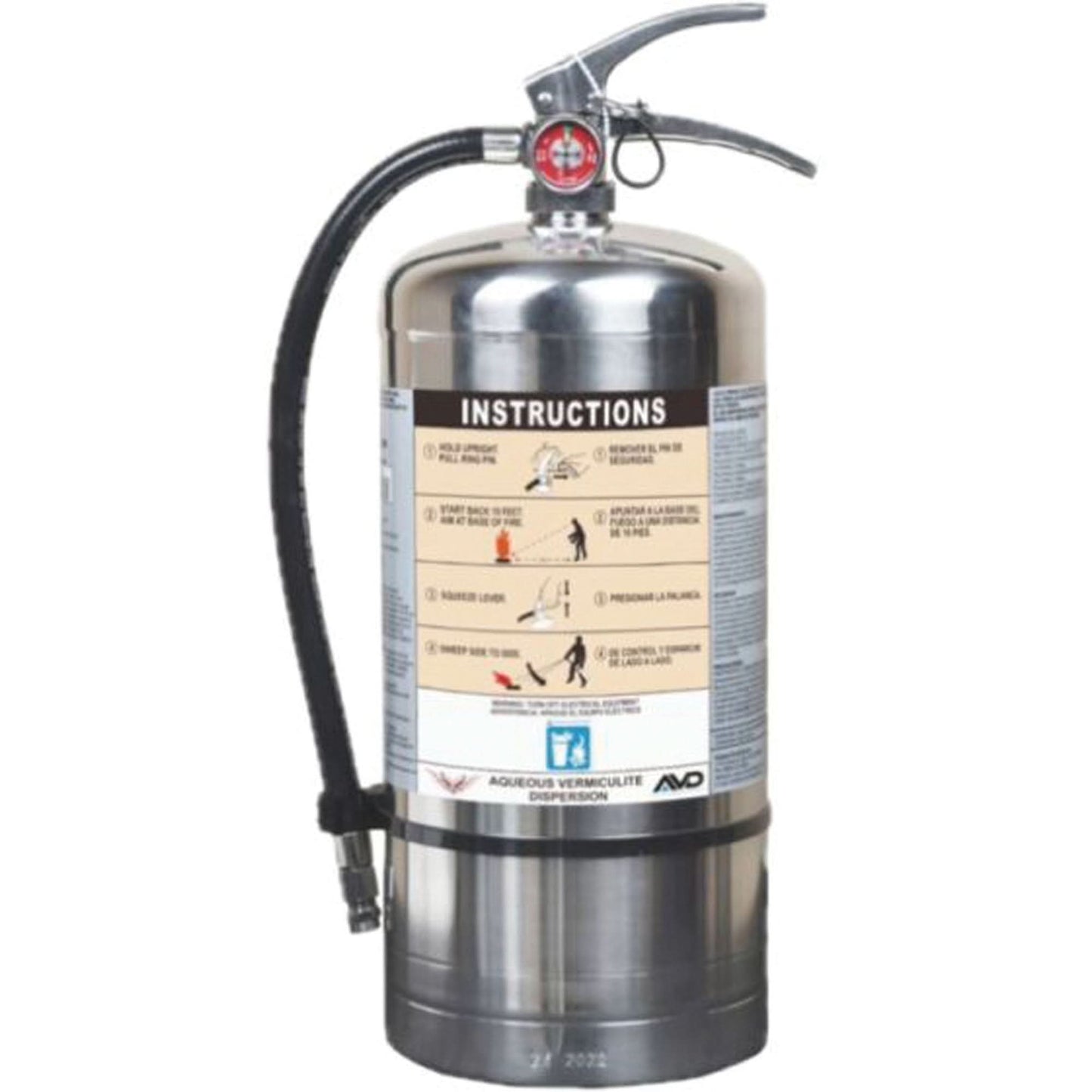 Fire Extinguisher for Lithium-ion Battery Fire Protection, AVD, 6 L Capacity