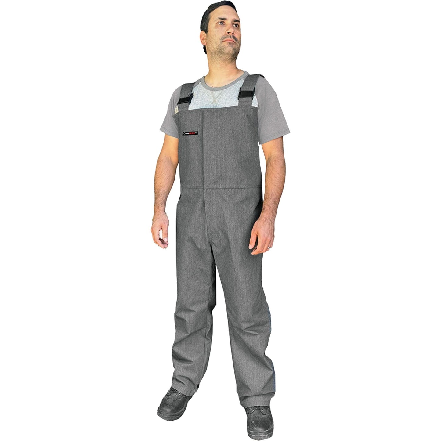 CoreMAX FR Bib Overall, 5X-Large, Grey