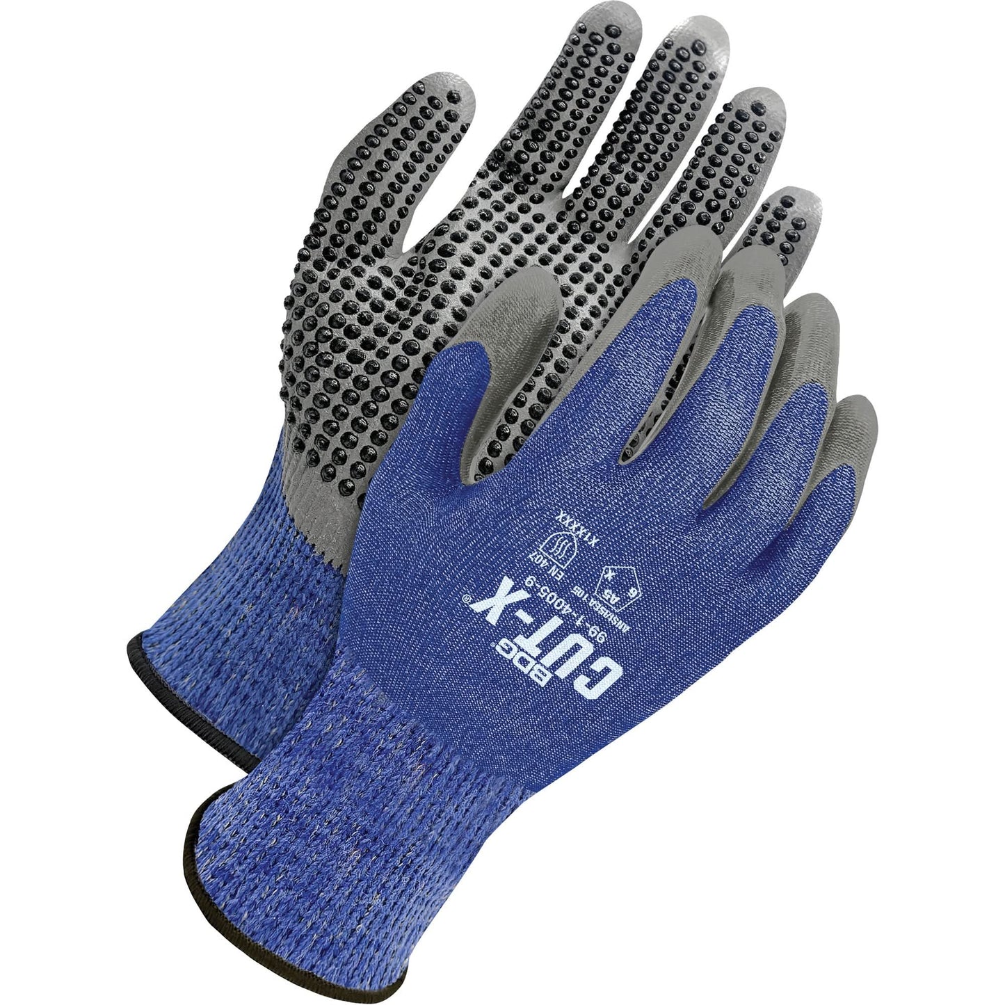 Gants de protection anti-coupure Cut-X® pour contact alimentaire, Taille 7, Jauge 10, Enduits nitrile, Coque aramide, ASTM ANSI Niveau A5