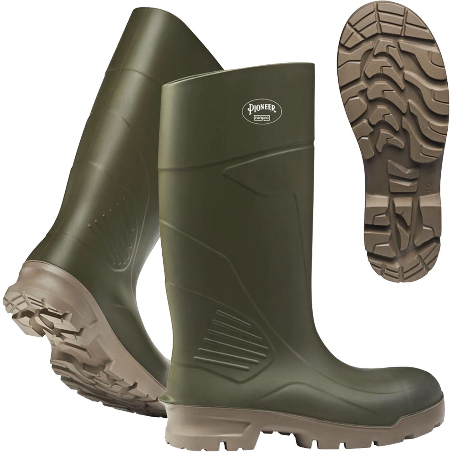 Ranpro Soft-Toe Boots, Polyurethane, Size 4