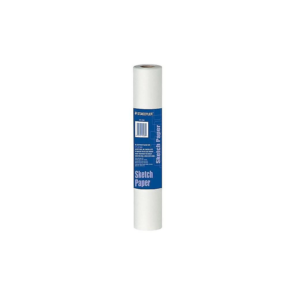 Staedtler-Mars - Paper sketch 18"x50yd roll white