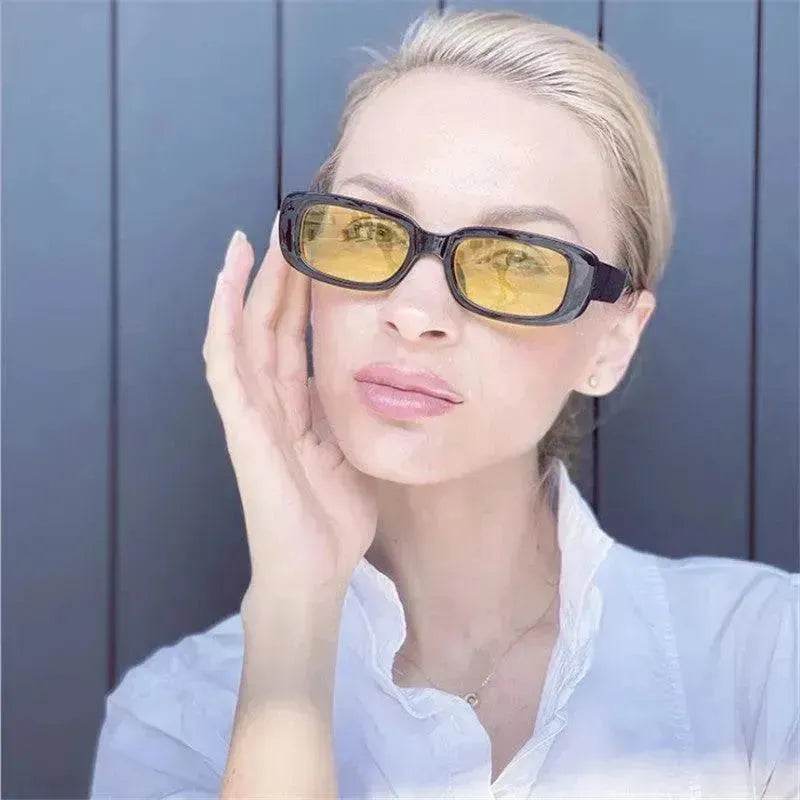 Square-rimmed Glasses Thick Frame Women's Fashion Sunglasses