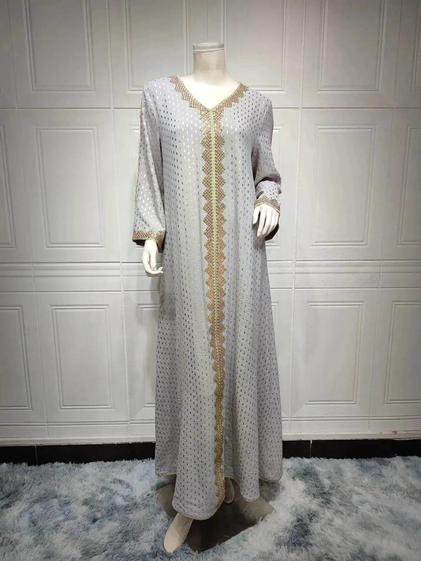 Summer Bronzing Arab Dubai Gown