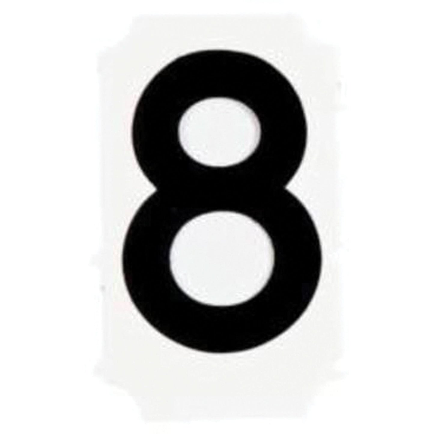 Quick-Align® Individual Gothic Number and Letter Labels, 8, 1" H, Black
