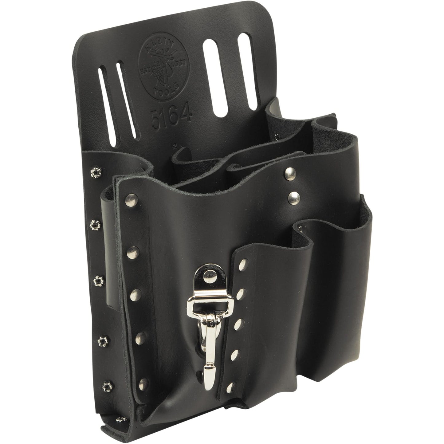 Tool Pouch, Multiple Tool Holder, Leather, 8 Pockets