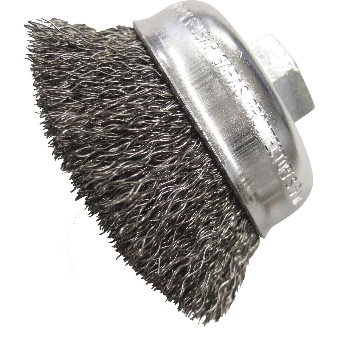 Brosses coupelles à fils ondulés de 100 mm