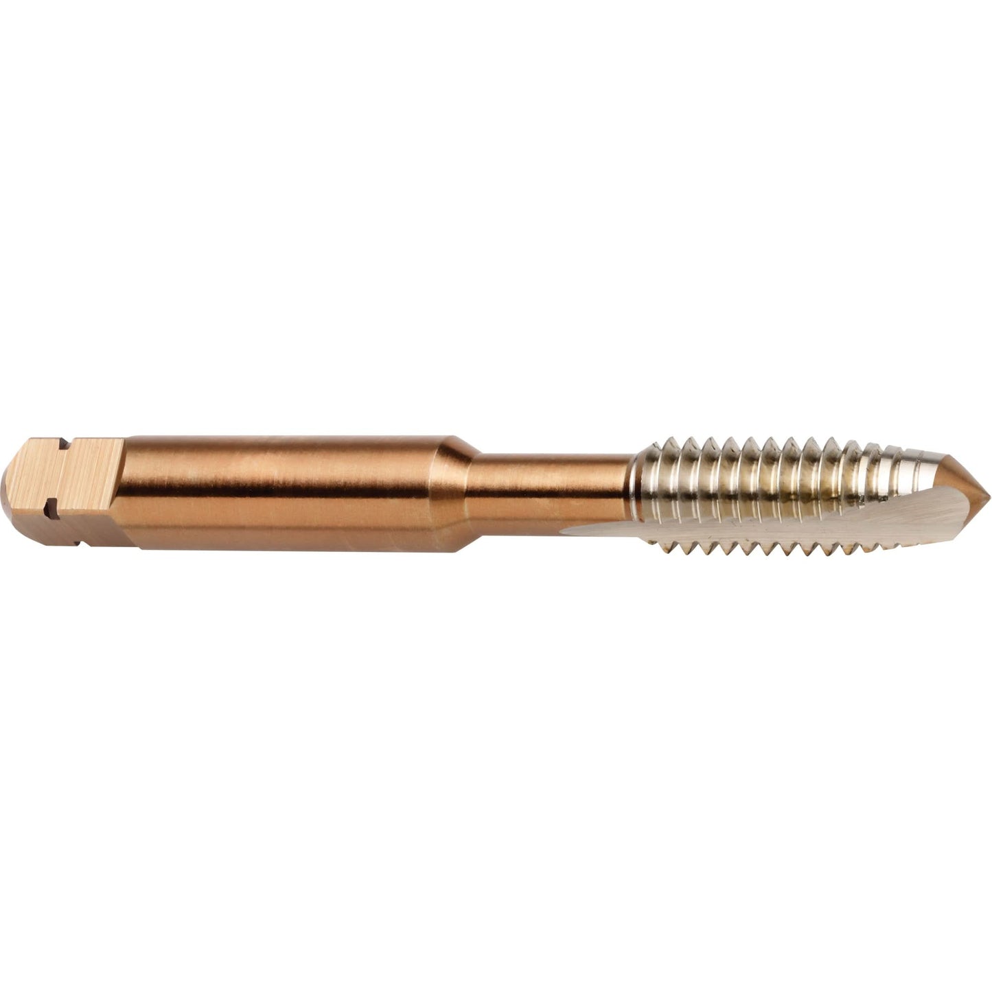 Spiral Point Tap, High Speed Cobalt, 5/16"-18 Thread, 2-23/32" L
