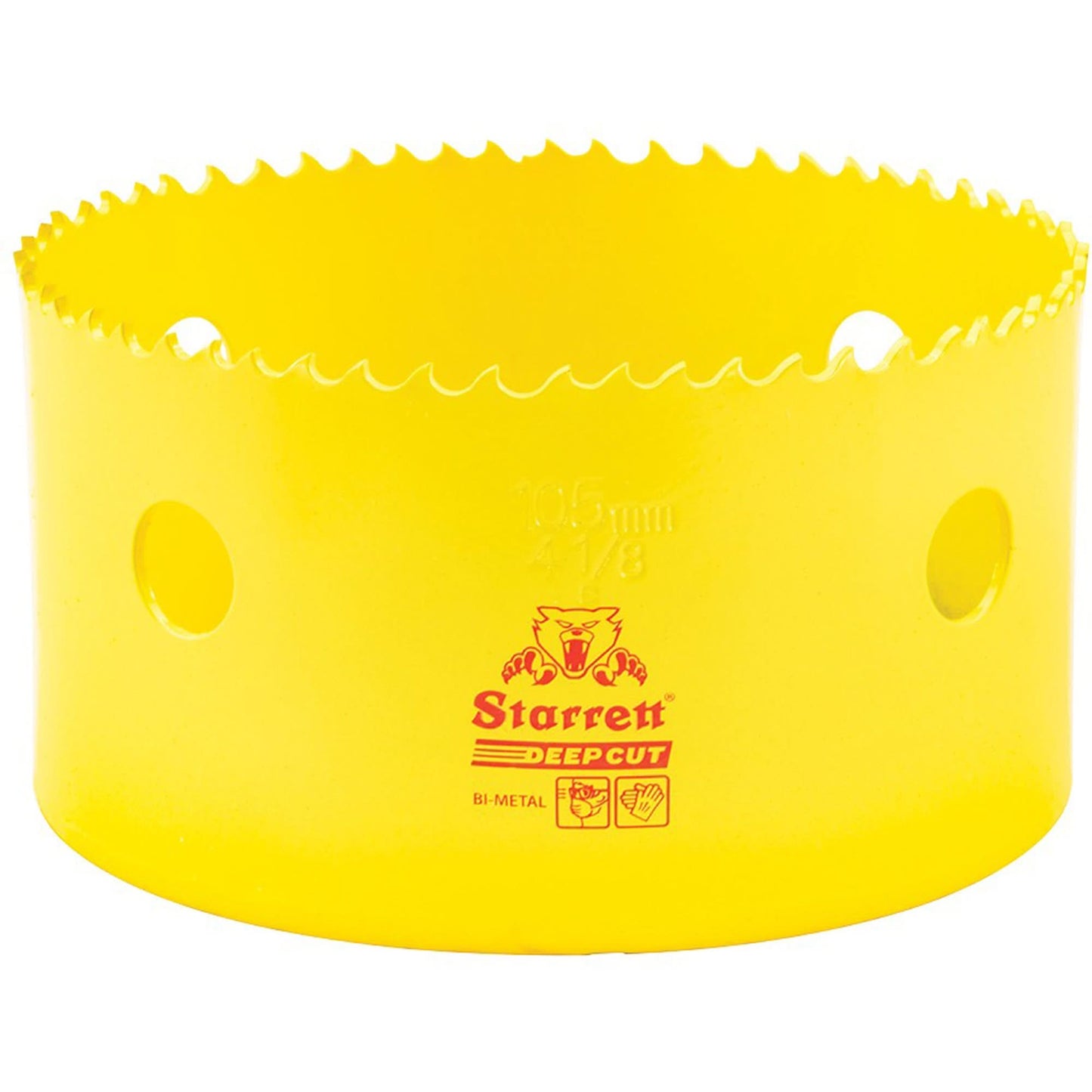Bi-Metal Holesaw - 4-1/8", 4-1/8", 2" Depth of Cut, Bi-Metal